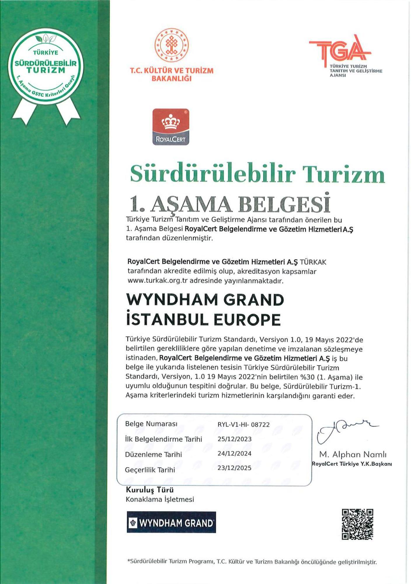 Hotel Wyndham Grand Europe Istanbul