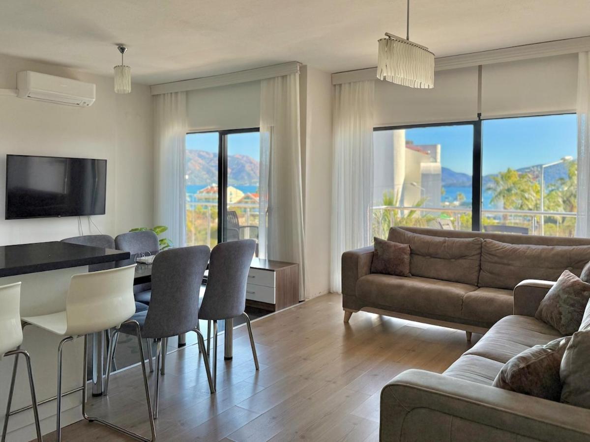 Deniz Manzarali, Plaja 100 Metre, Luks 3 Apartment
