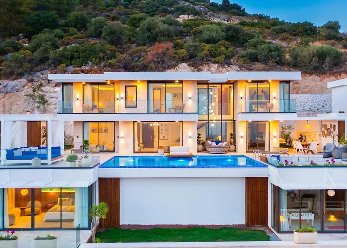 Ultra Luxurious Magnificent Sea View Villa In Kalkan Kalamar Bay