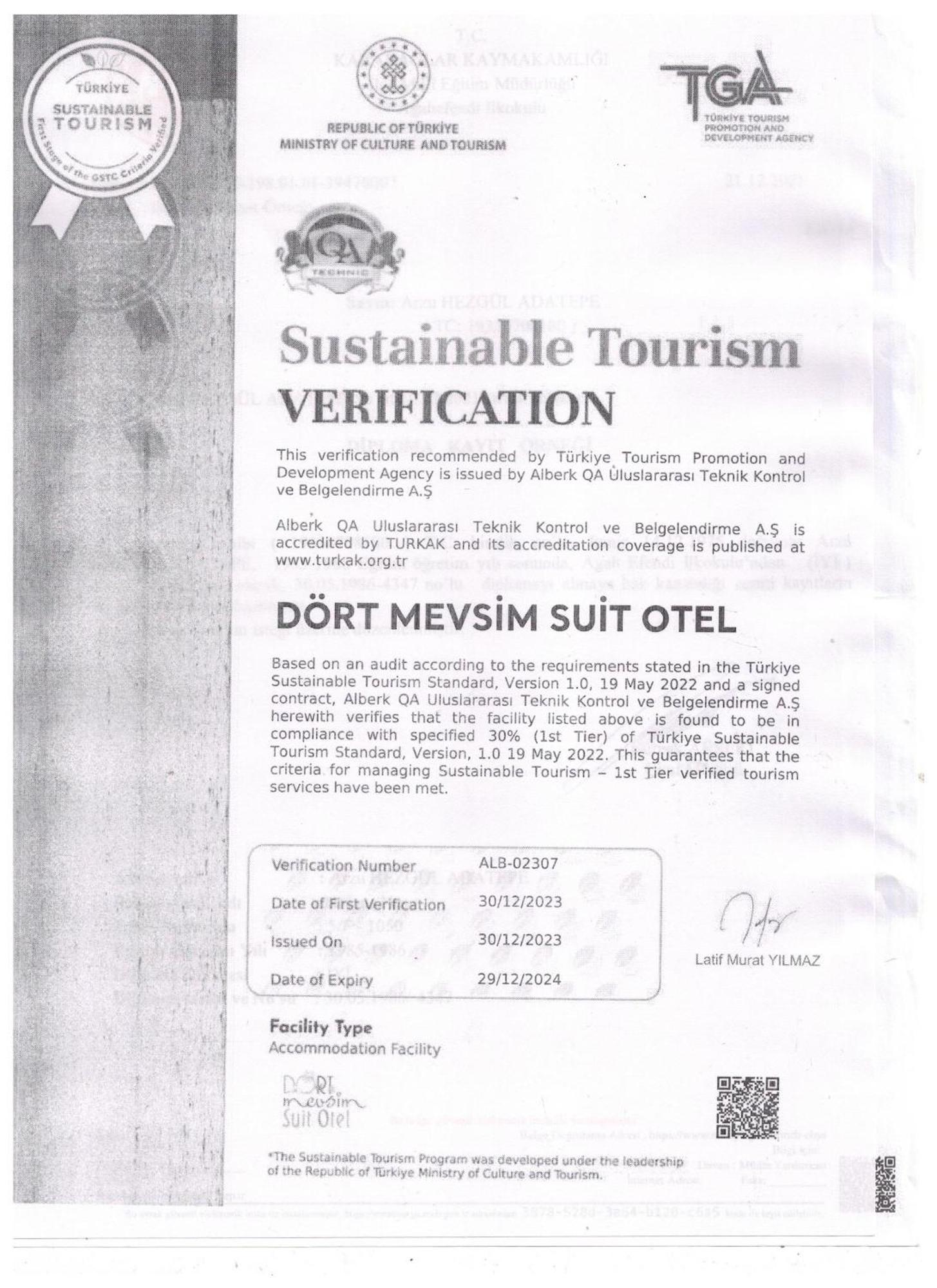 Aparthotel Dort Mevsim Canakkale