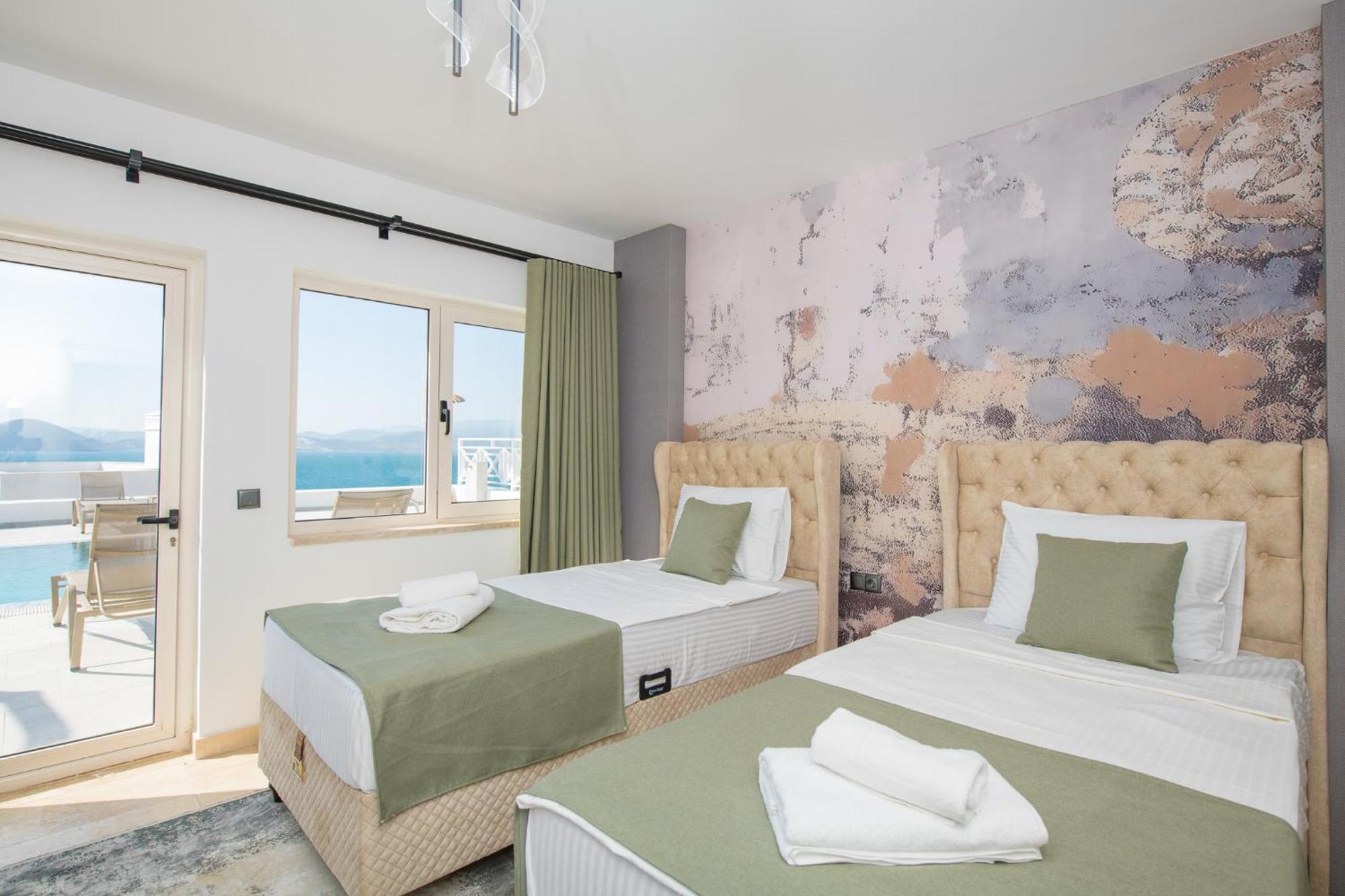 Bodrumda Essiz Deniz Manzarali Lueks Boss 1 Villa Milas