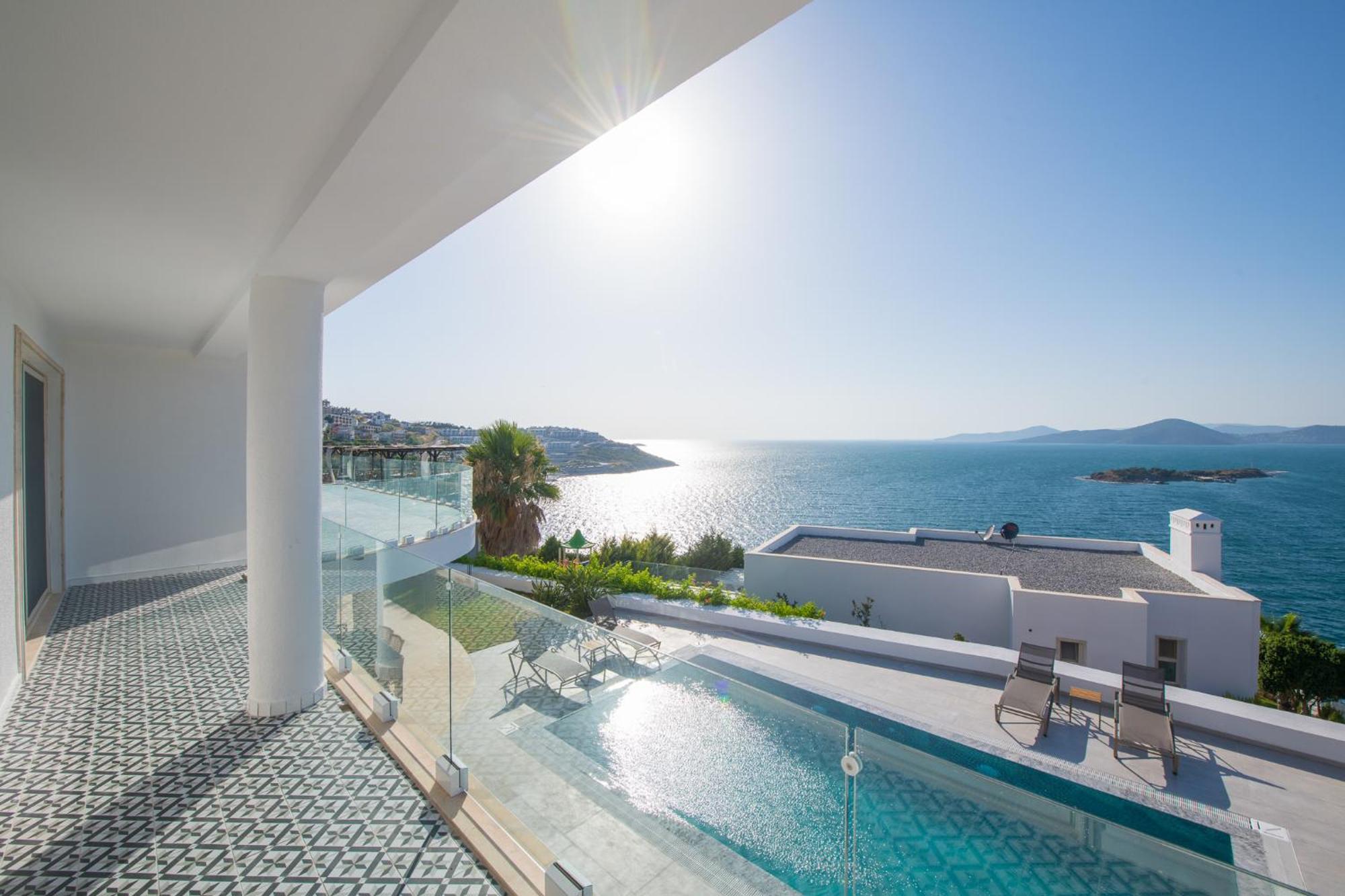 Bodrumda Essiz Deniz Manzarali Lueks Boss 1 Villa