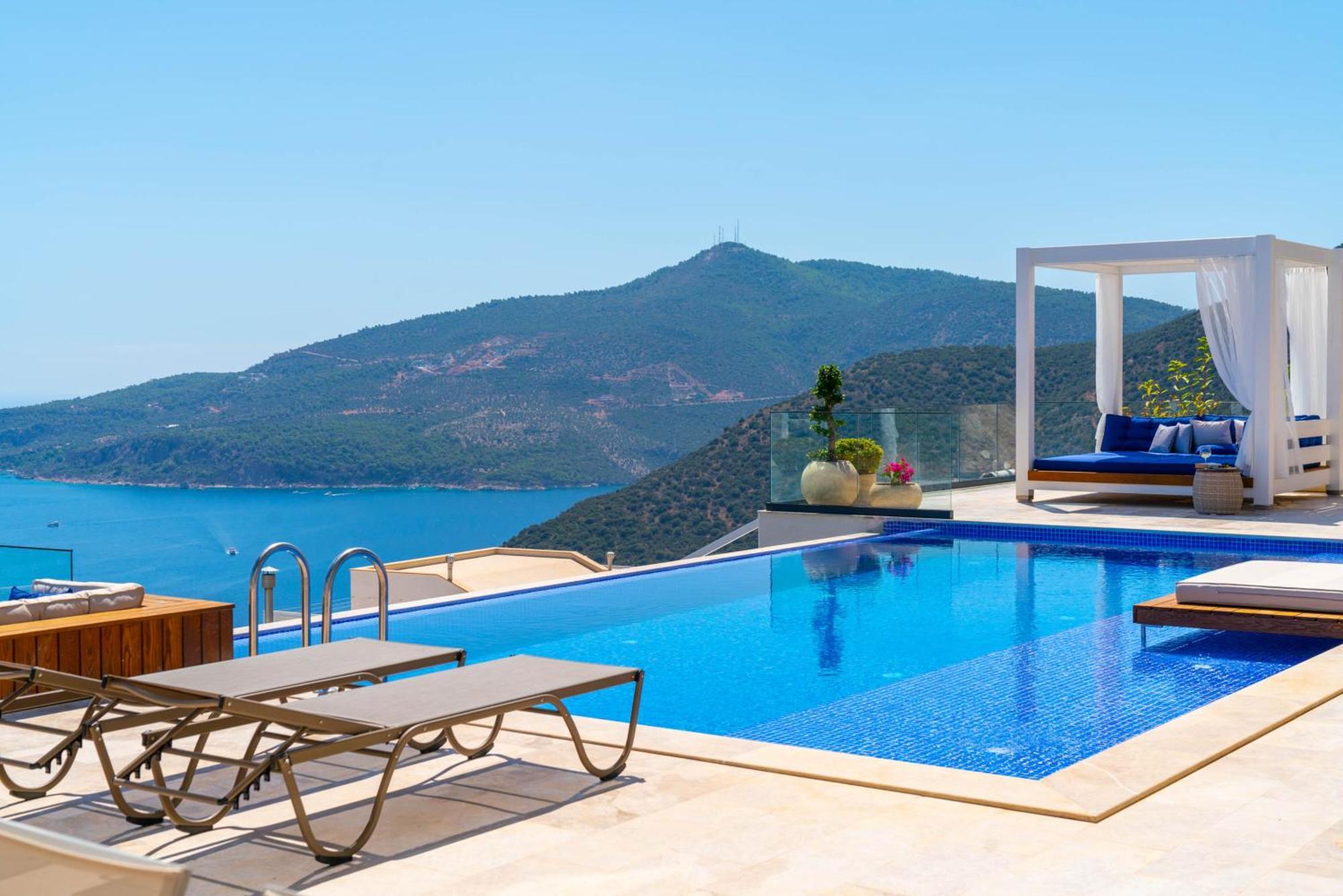 Ultra Luxurious Magnificent Sea View In Kalkan Kalamar Bay Villa Kas