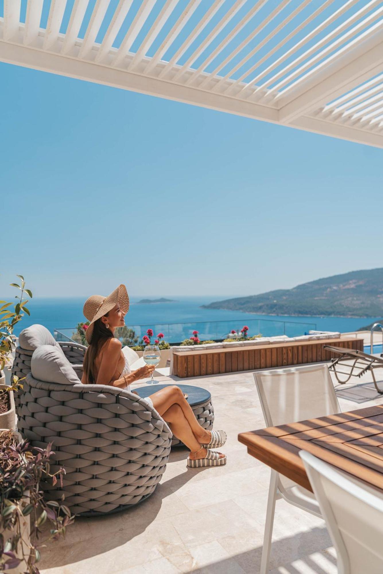 Villa Ultra Luxurious Magnificent Sea View In Kalkan Kalamar Bay Kas
