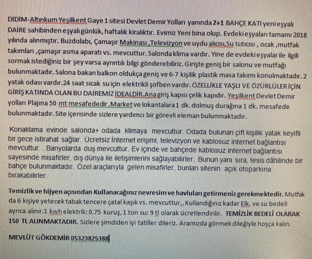 Ege Apart Didim