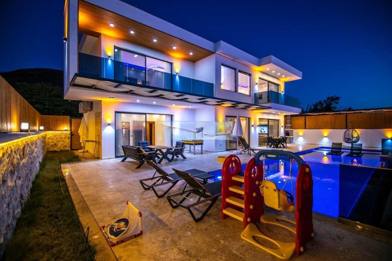 Lycian-kalkan 3 Bedroom-2 Jakuzzies-sauna-turkish Hamam-huge Private Pool And Lovely Garden * Kas