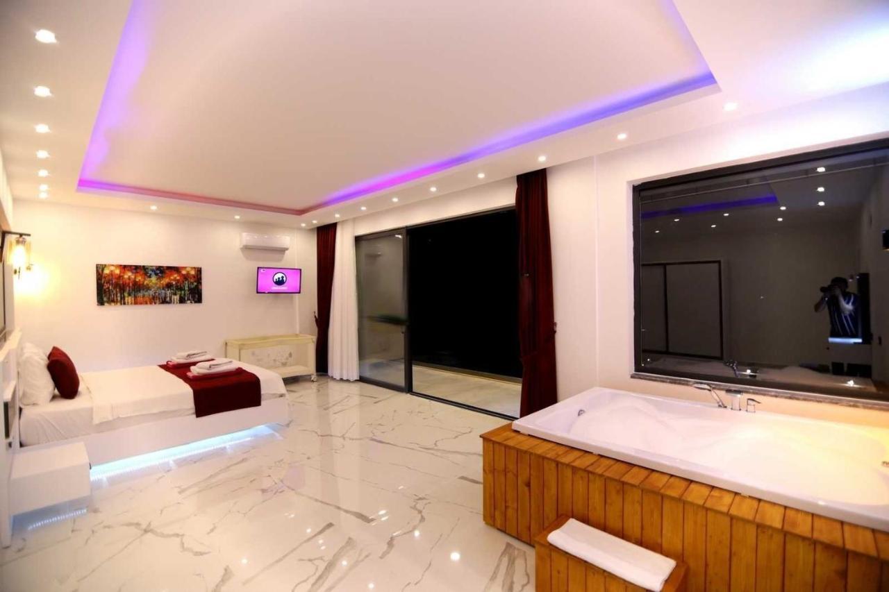 Lycian-kalkan 3 Bedroom-2 Jakuzzies-sauna-turkish Hamam-huge Private Pool And Lovely Garden Villa Kas