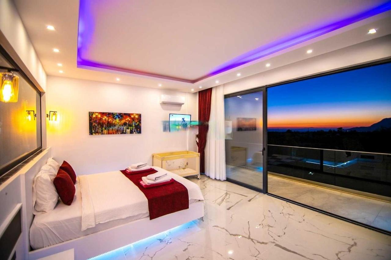 Lycian-kalkan 3 Bedroom-2 Jakuzzies-sauna-turkish Hamam-huge Private Pool And Lovely Garden