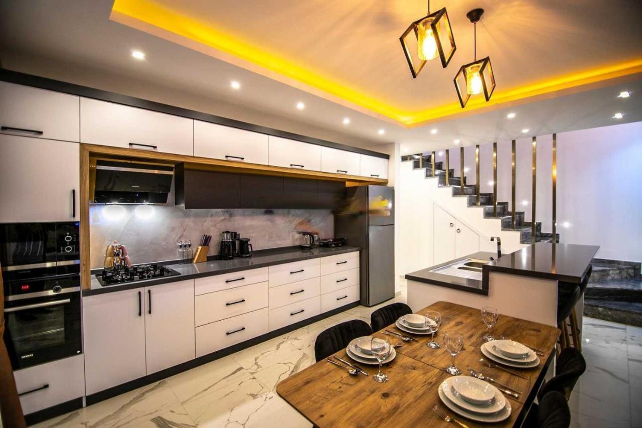 Lycian-kalkan 3 Bedroom-2 Jakuzzies-sauna-turkish Hamam-huge Private Pool And Lovely Garden Villa Kas
