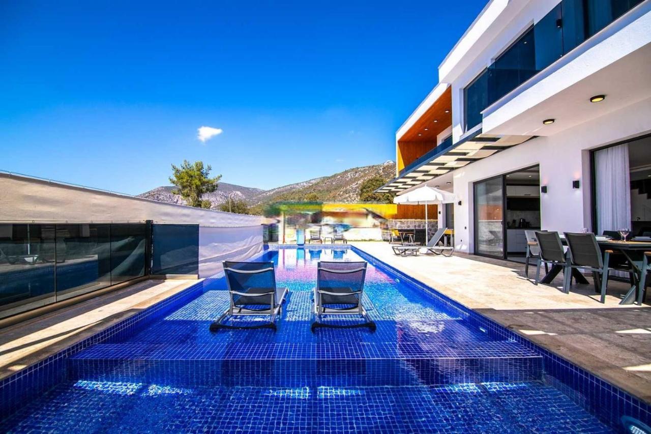 Villa Lycian-kalkan 3 Bedroom-2 Jakuzzies-sauna-turkish Hamam-huge Private Pool And Lovely Garden *