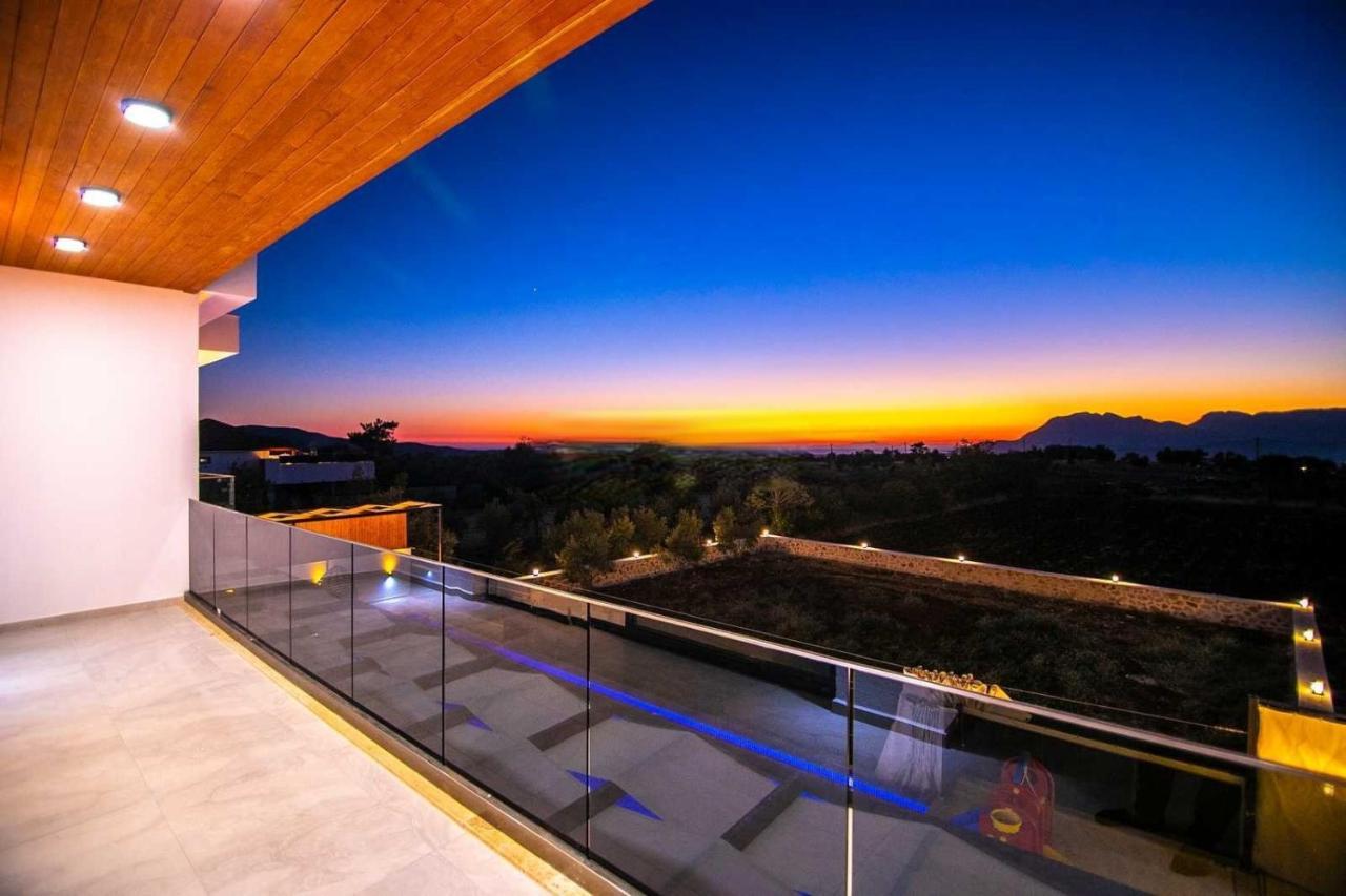Lycian-kalkan 3 Bedroom-2 Jakuzzies-sauna-turkish Hamam-huge Private Pool And Lovely Garden Villa