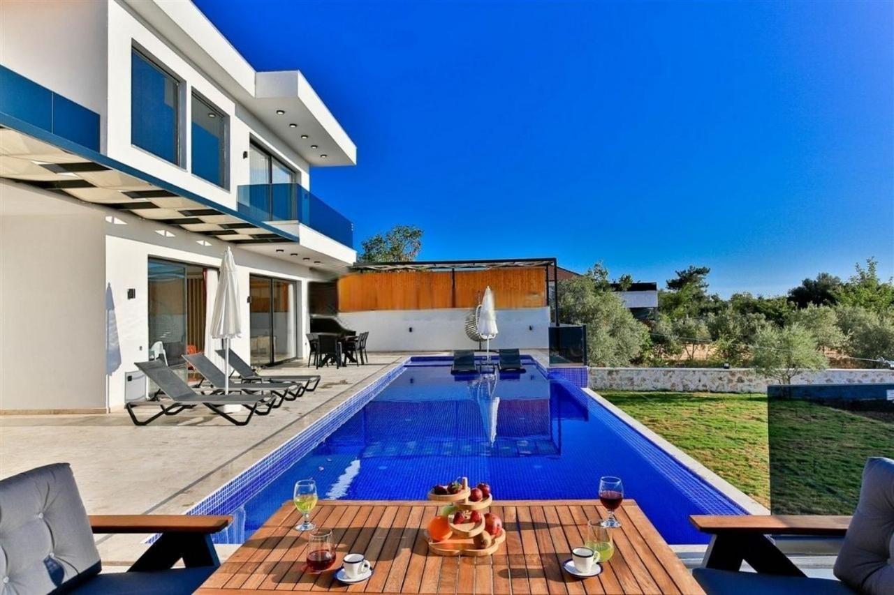 Villa Lycian-kalkan 3 Bedroom-2 Jakuzzies-sauna-turkish Hamam-huge Private Pool And Lovely Garden