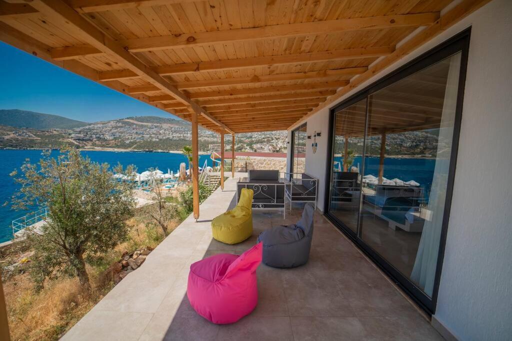 Blue Coast I & Ii Wbeach And Great Sea View - Kalkan Apartment