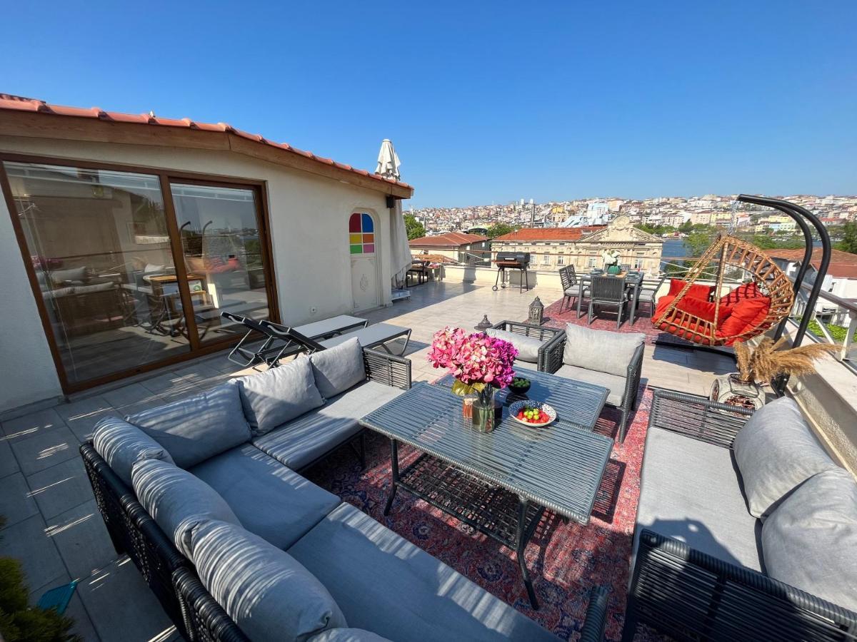 Apartment Waterfront By The Tram - Terrace With Dome & Golden Horn View In Fatih