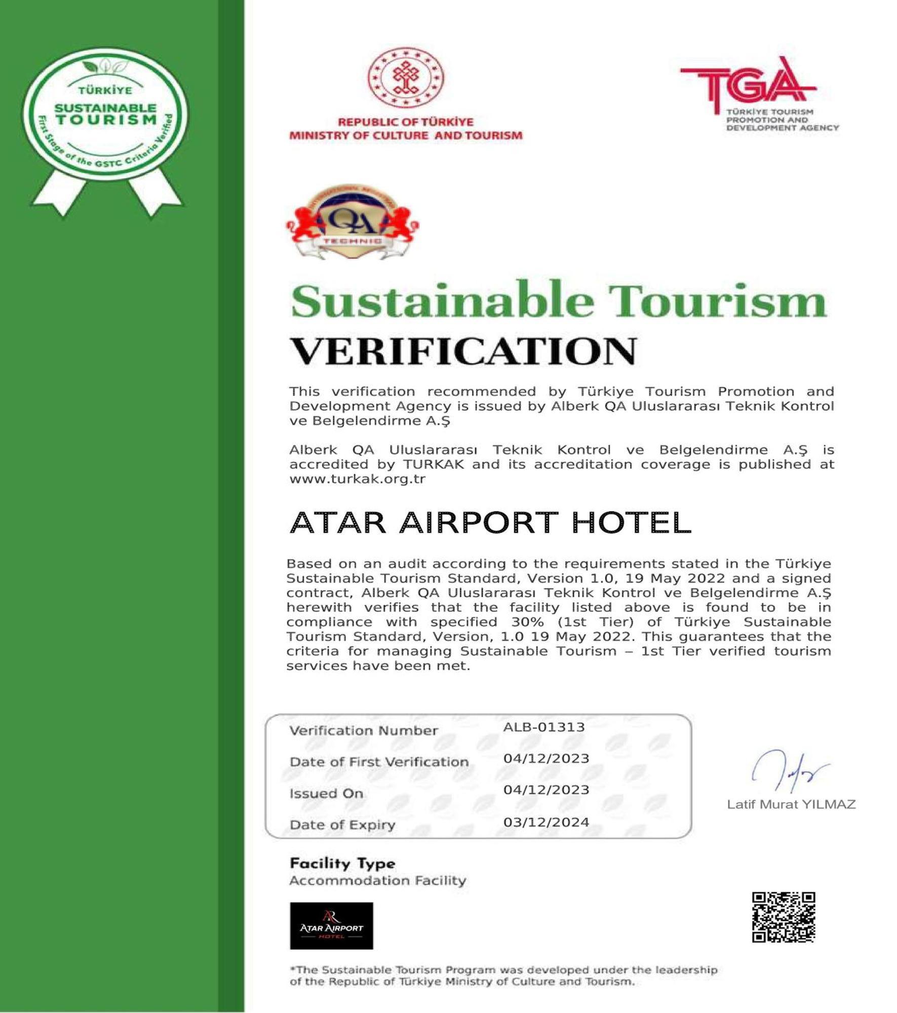 Atar Airport - & Wellness 4* Arnavutkoy
