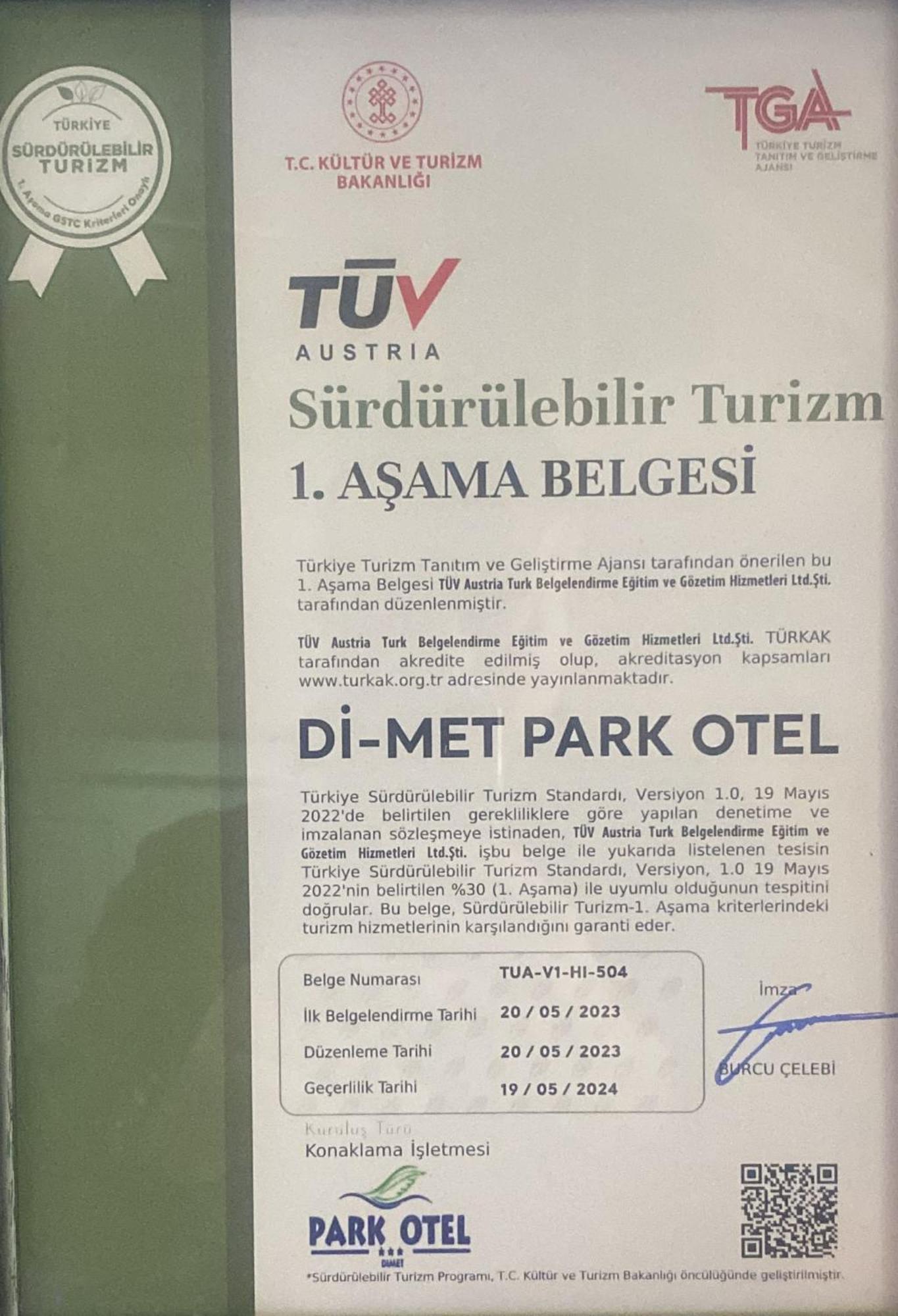 Dimet Park Hotel Van