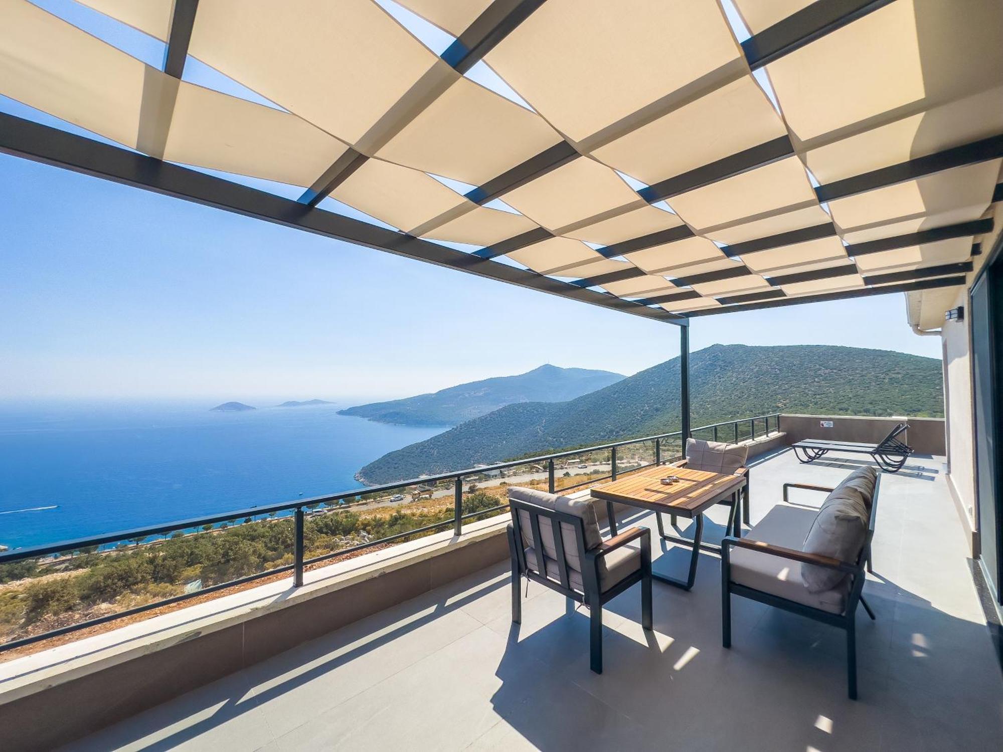 Kalkan Luxury With Panoramic Sea View Villa Kas