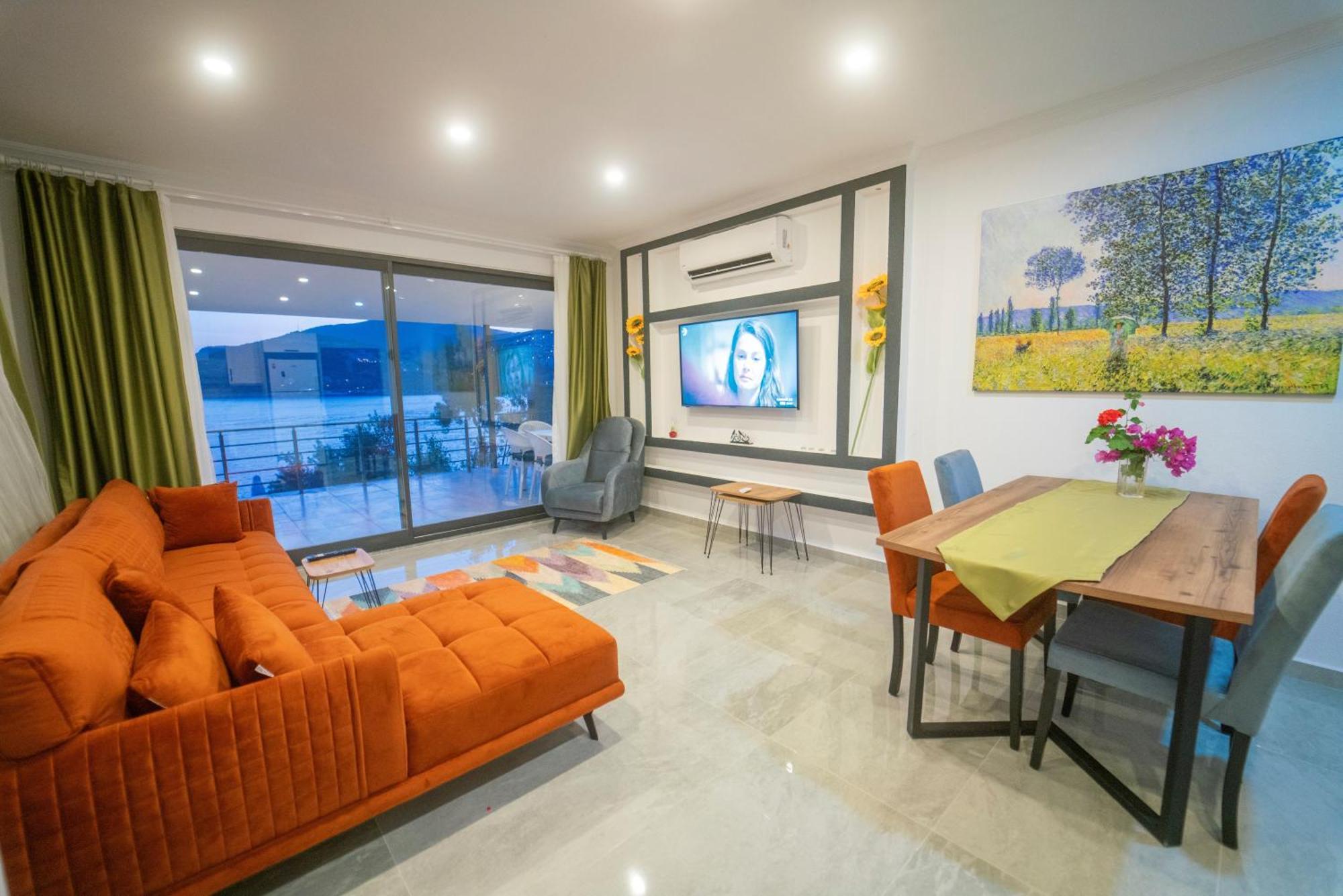 Blue Coast I & Ii Wbeach And Great Sea View - Kalkan Apartment