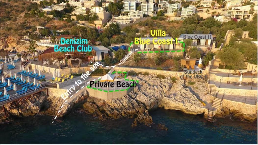 Blue Coast I & Ii Wbeach And Great Sea View - Kalkan Apartment *