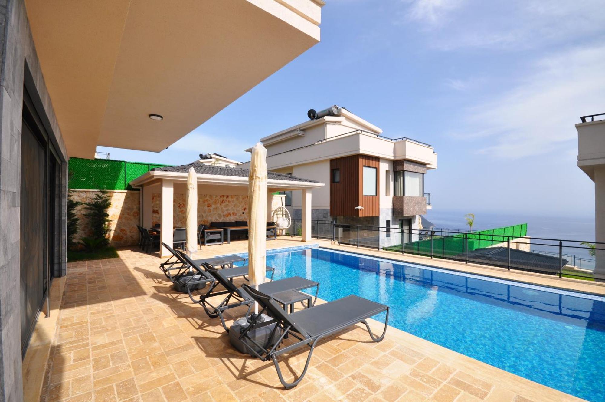 Villa Kalkan Luxury With Panoramic Sea View