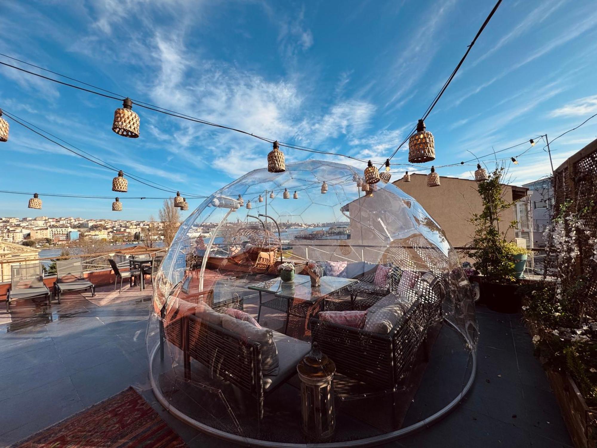 Waterfront By The Tram - Terrace With Dome & Golden Horn View In Fatih