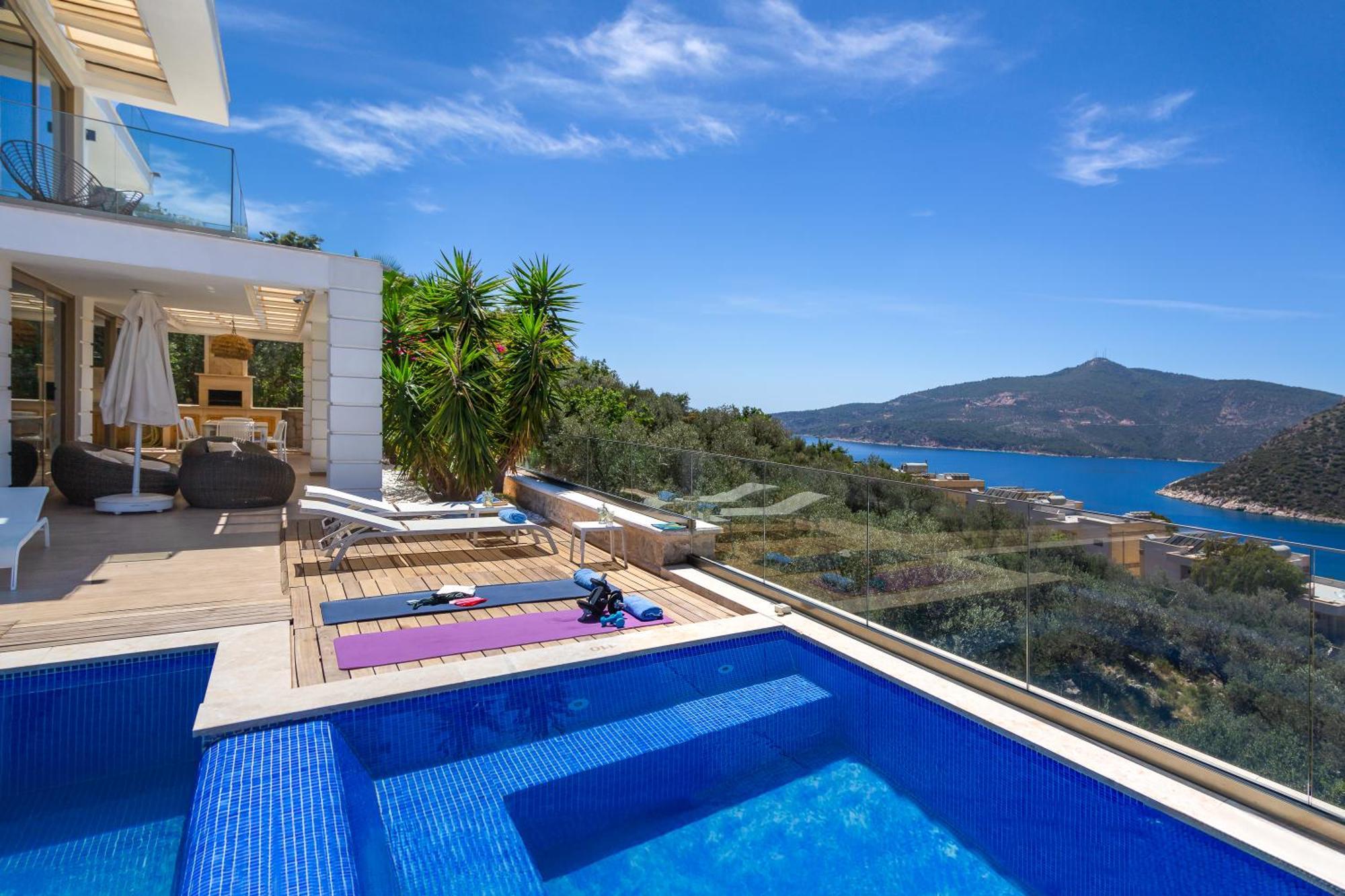 Moonshine Fantastic View Large Privat Pool Villa Kalkan