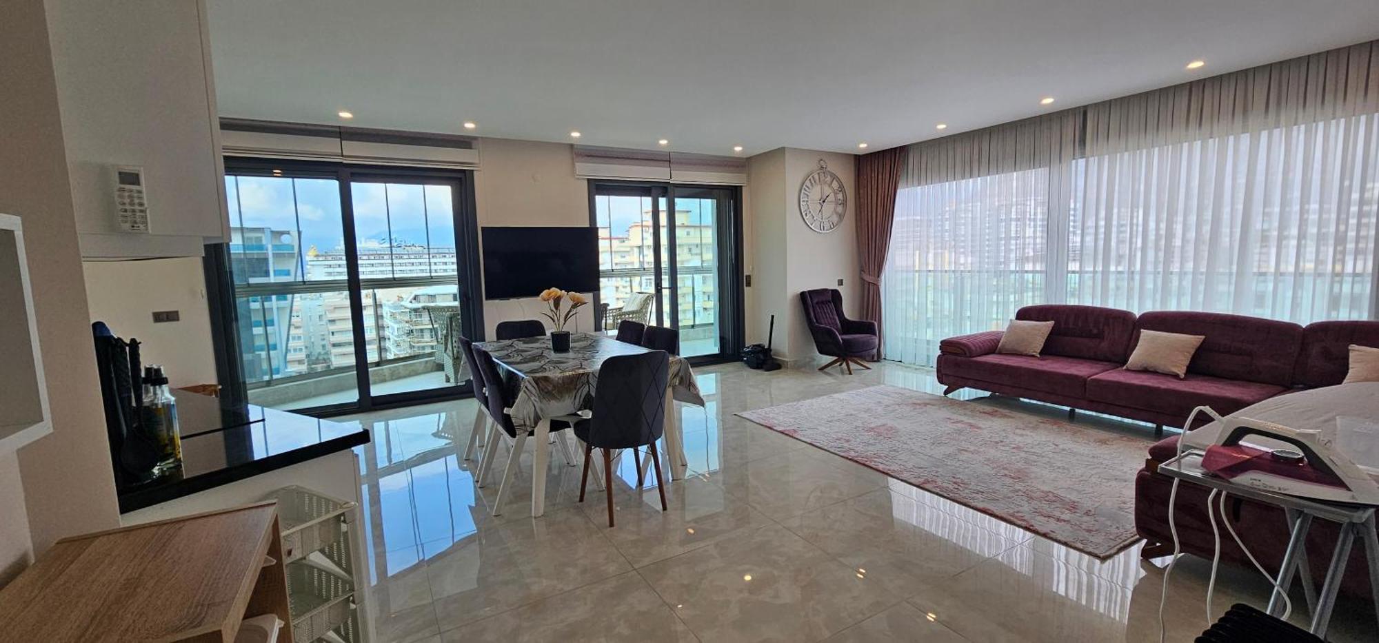 Tower Seaside Mahmutlar трехкомнатная этаж 8 Apartment