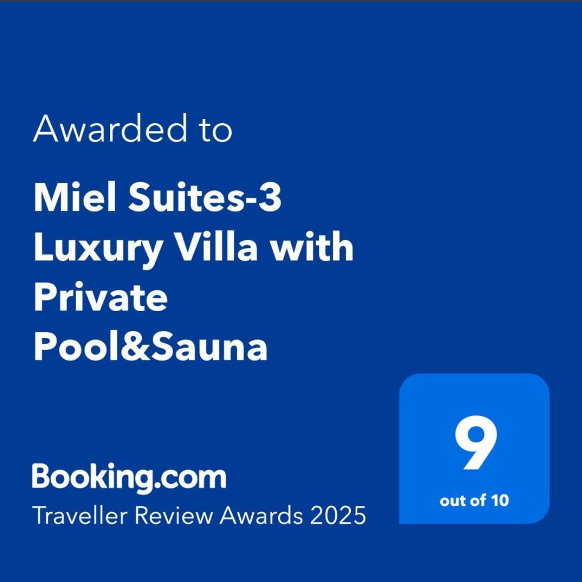 Miel Suites-3 Luxury With Private Pool&sauna *
