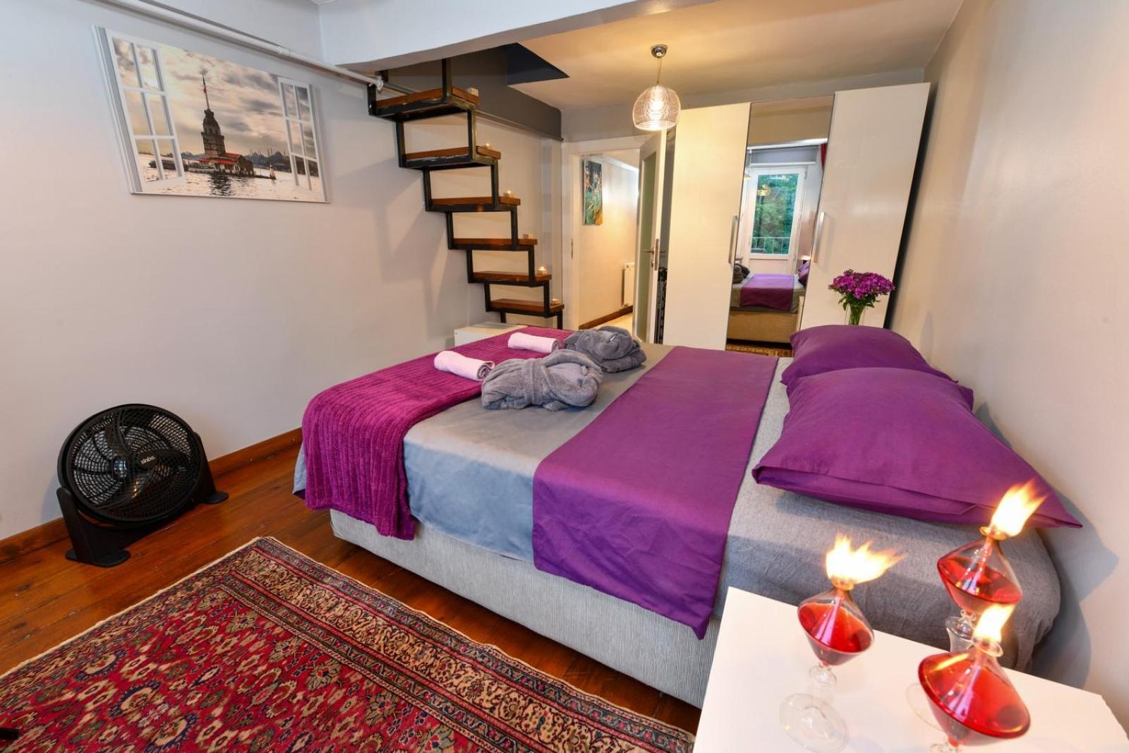 The Maiden Tower From Your Bedroom Romantic View, In Taksim Square Apartment Istanbul