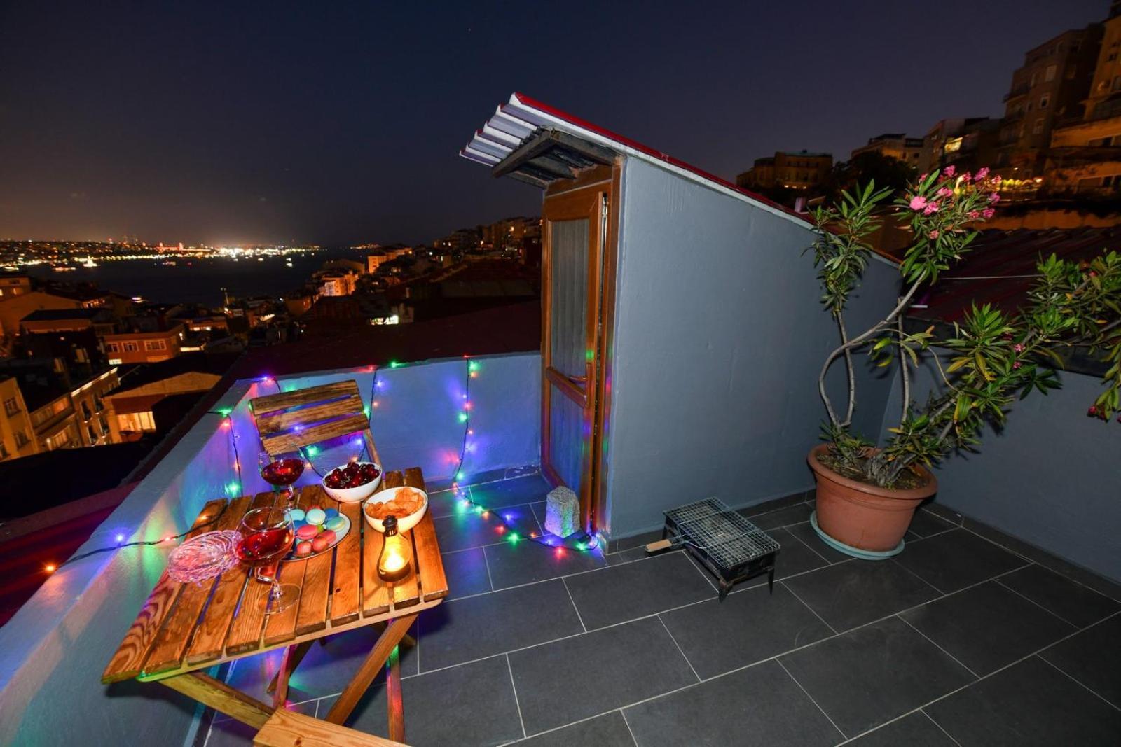 The Maiden Tower From Your Bedroom Romantic View, In Taksim Square Istanbul