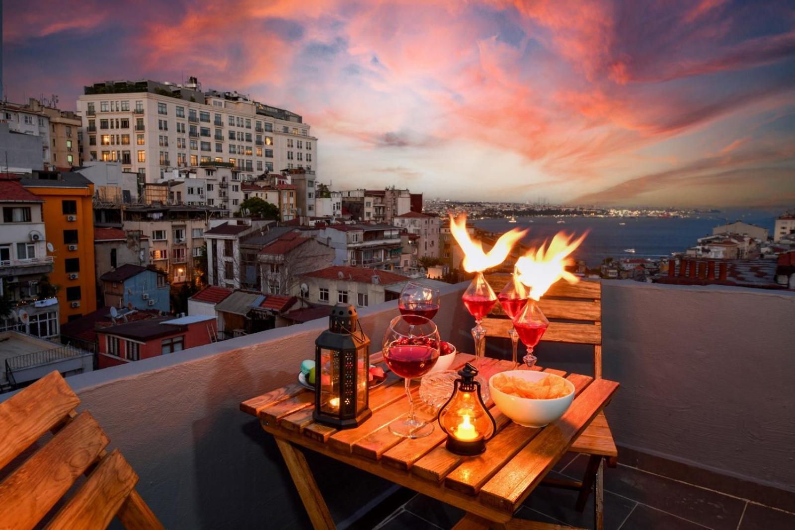 The Maiden Tower From Your Bedroom Romantic View, In Taksim Square * Istanbul