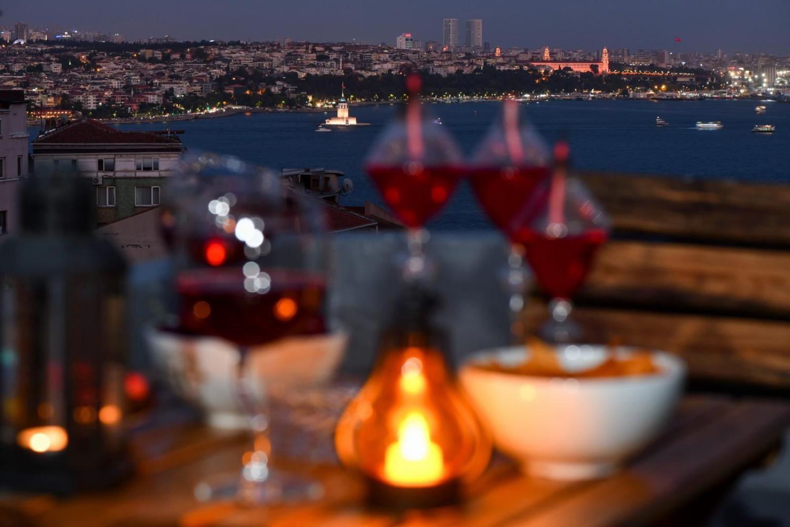 The Maiden Tower From Your Bedroom Romantic View, In Taksim Square Apartment