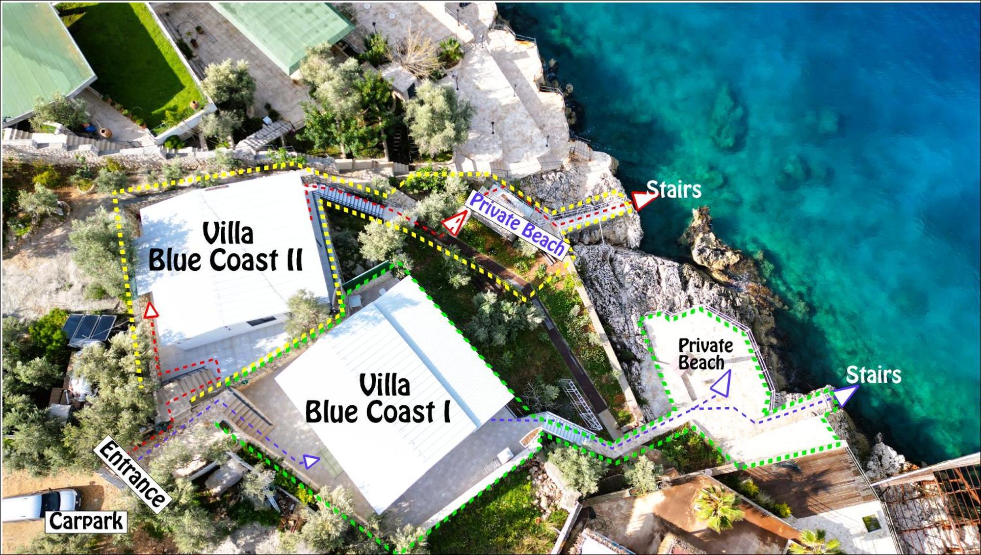 Blue Coast I & Ii Wbeach And Great Sea View - Kalkan