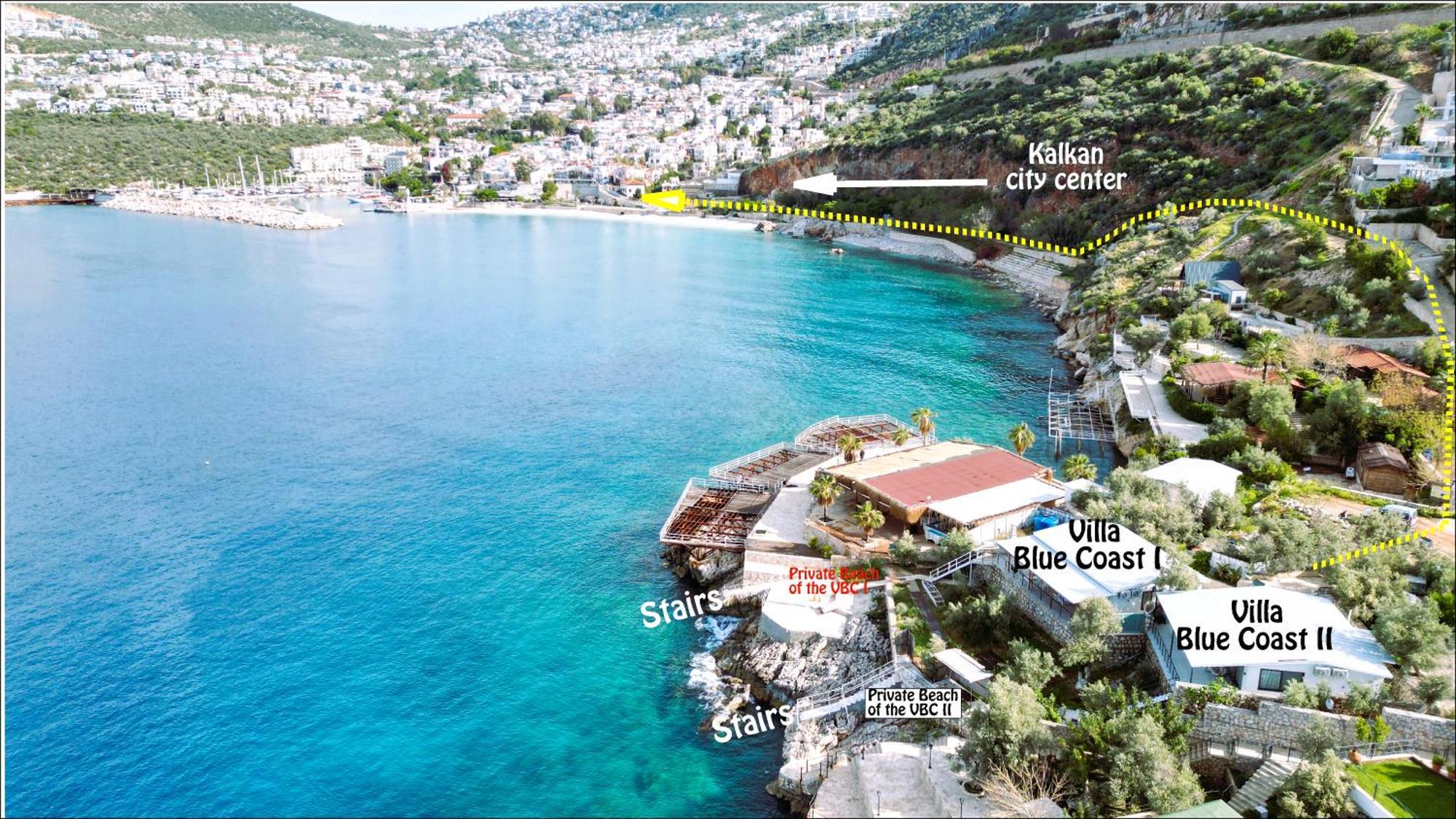 Blue Coast I & Ii Wbeach And Great Sea View - Kalkan Apartment