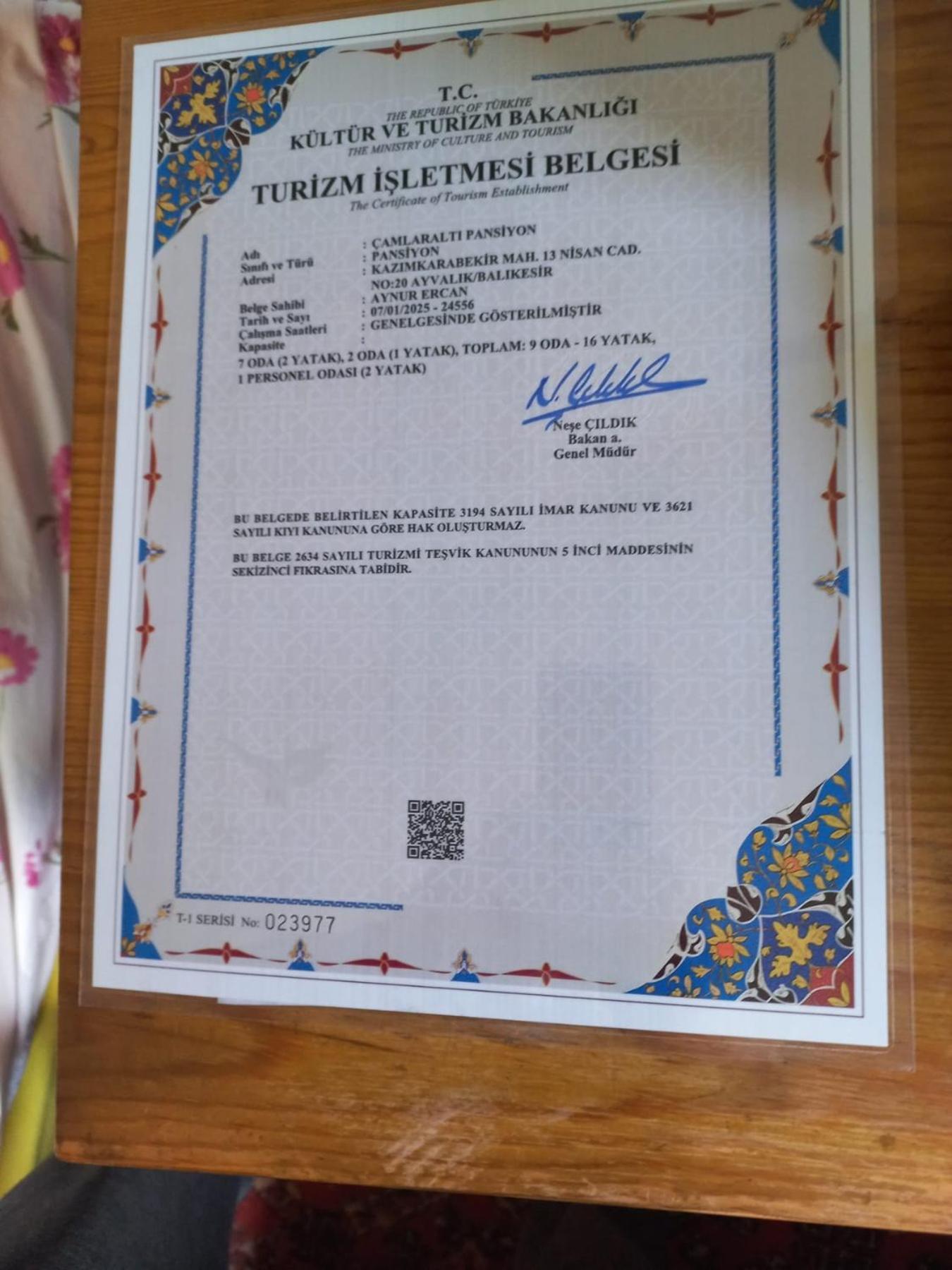 Homestay Camlaraltipansiyon