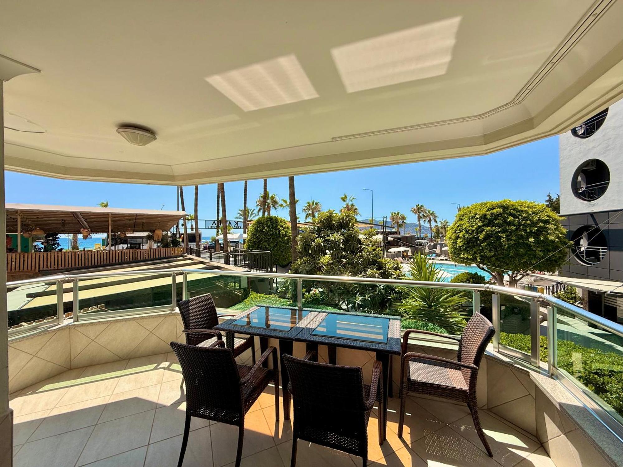 Sa Apartments! Beachfront With Sea View & Pool Apartment *